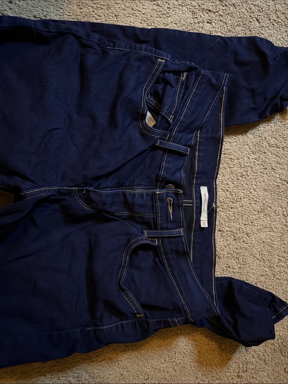 Navy Blue Denim jeans